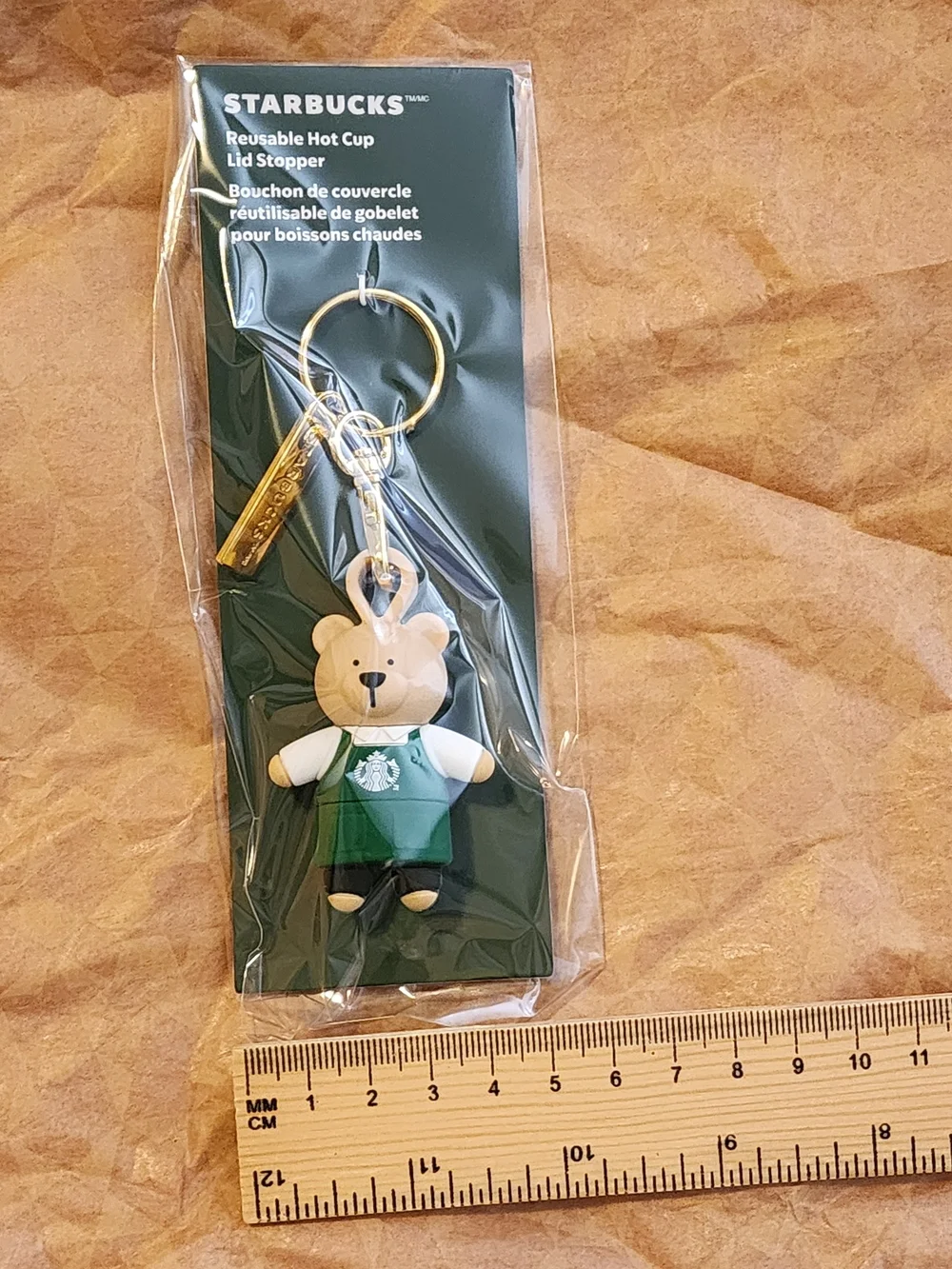 Starbucks Bear Keychain – Green Apron